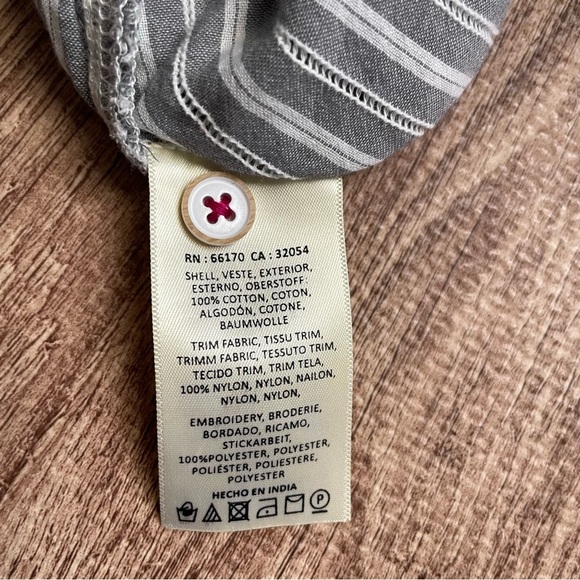 Anthropologie Maeve Betty Oversized Button Down Size XS/Small - Picture 5 of 5